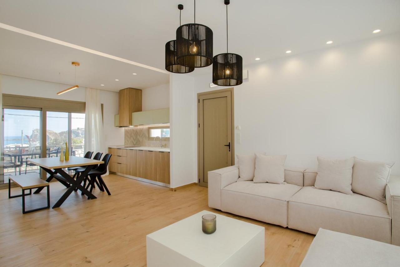 Ikia Seascape At Stegna Villa อาร์คานเยโลส ภายนอก รูปภาพ