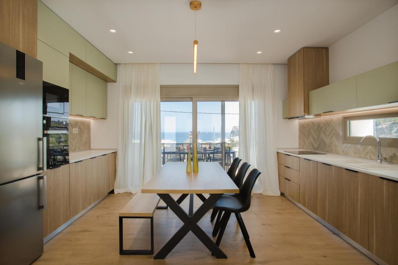 Ikia Seascape At Stegna Villa อาร์คานเยโลส ภายนอก รูปภาพ