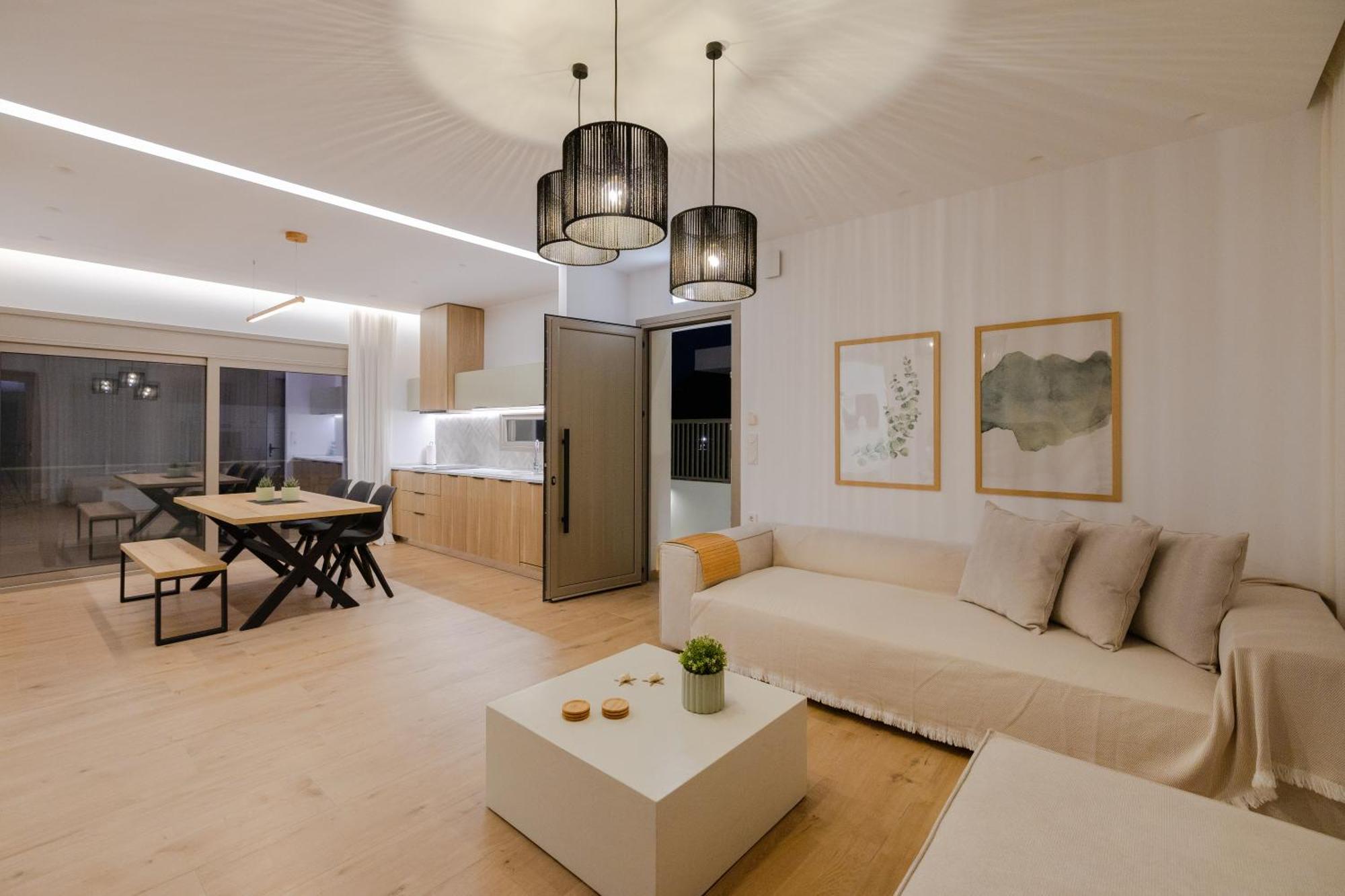 Ikia Seascape At Stegna Villa อาร์คานเยโลส ภายนอก รูปภาพ