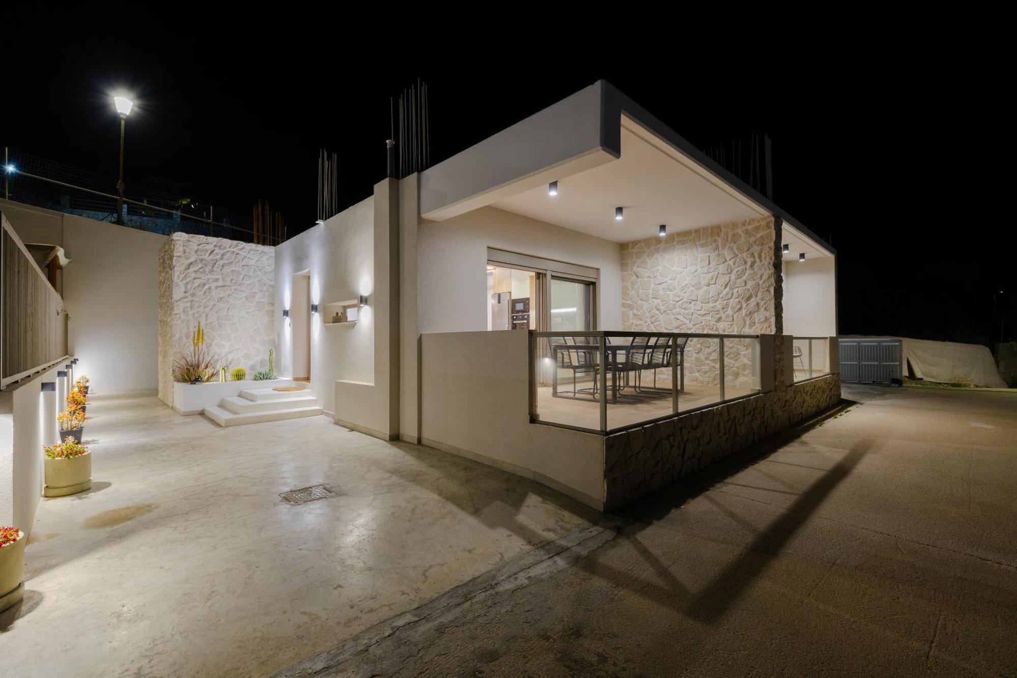 Ikia Seascape At Stegna Villa อาร์คานเยโลส ภายนอก รูปภาพ
