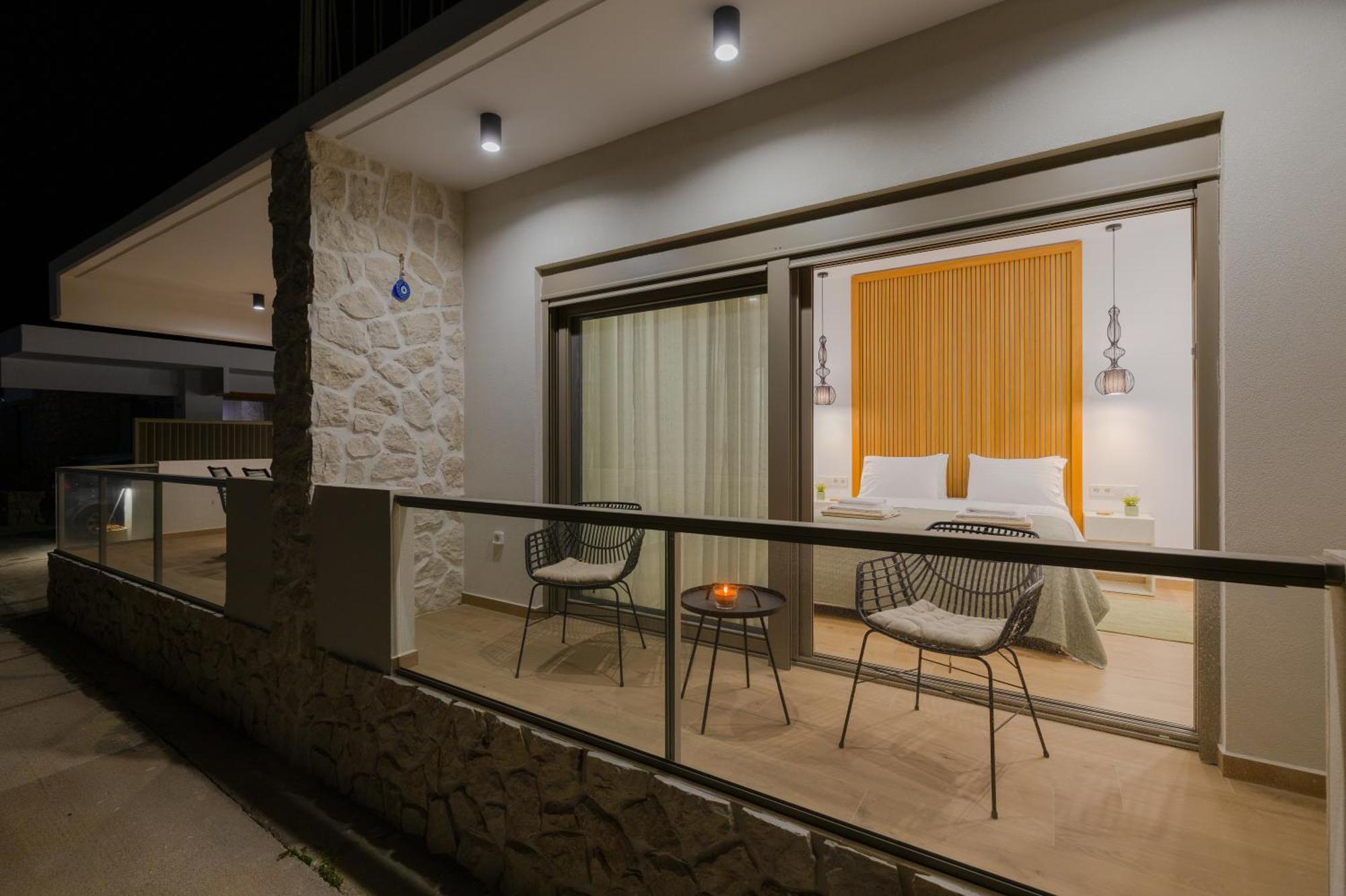 Ikia Seascape At Stegna Villa อาร์คานเยโลส ภายนอก รูปภาพ
